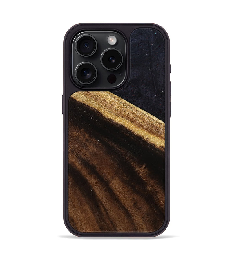 iPhone 15 Pro Wood Phone Case - Ashlynn (Wood Burl, 801548)