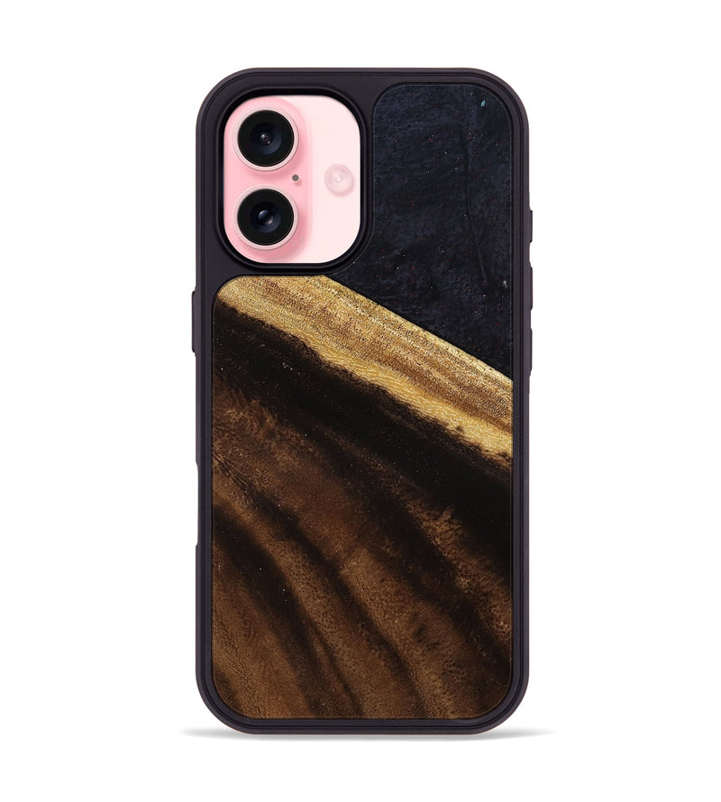 iPhone 16 Wood Phone Case - Ashlynn (Wood Burl, 801548)