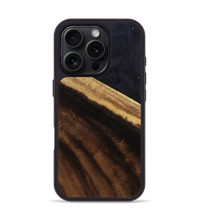 iPhone 16 Pro Wood Phone Case - Ashlynn (Wood Burl, 801548)