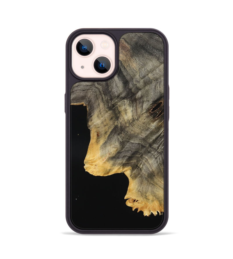 iPhone 14 Wood Phone Case - Cristal (Wood Burl, 801551)