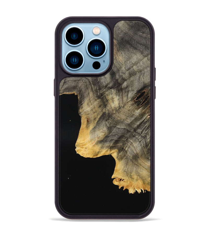 iPhone 14 Pro Max Wood Phone Case - Cristal (Wood Burl, 801551)