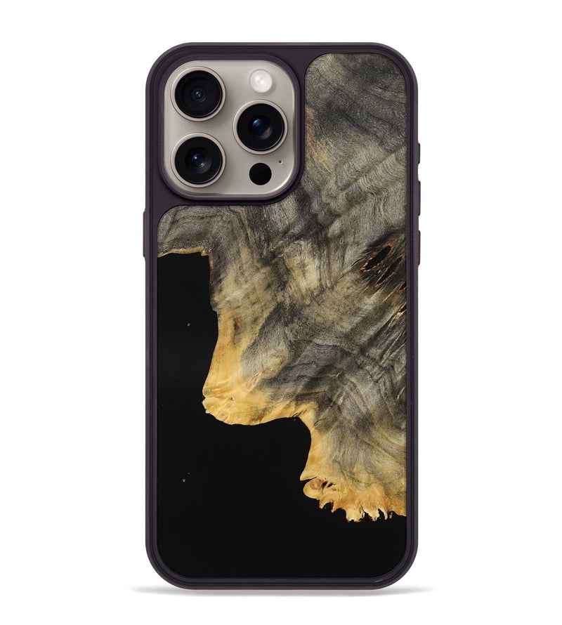 iPhone 15 Pro Max Wood Phone Case - Cristal (Wood Burl, 801551)