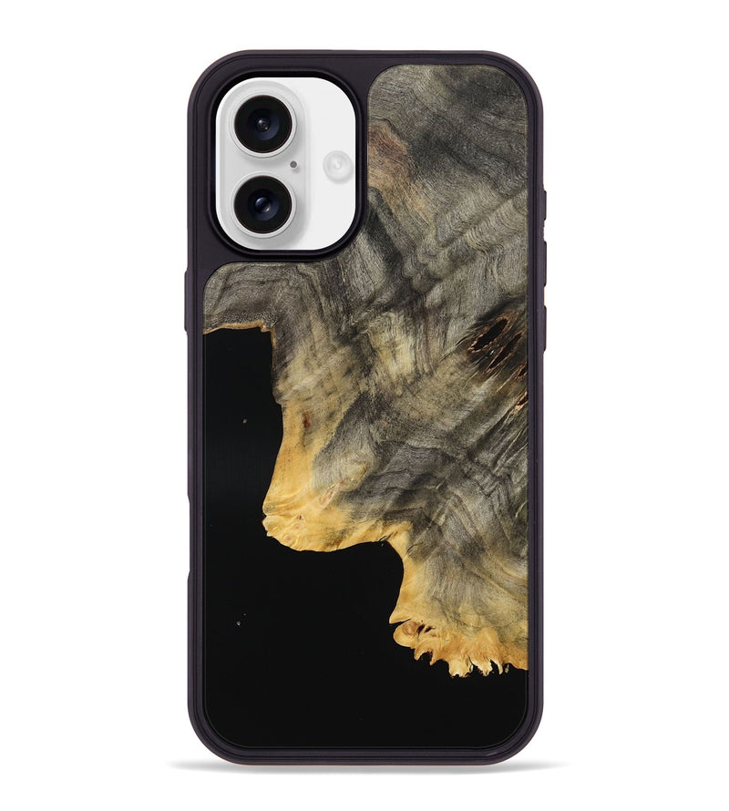 iPhone 16 Plus Wood Phone Case - Cristal (Wood Burl, 801551)