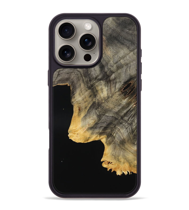 iPhone 16 Pro Max Wood Phone Case - Cristal (Wood Burl, 801551)