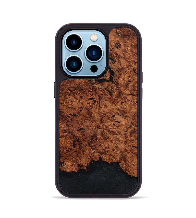 iPhone 14 Pro Wood Phone Case - Iyla (Wood Burl, 801552)