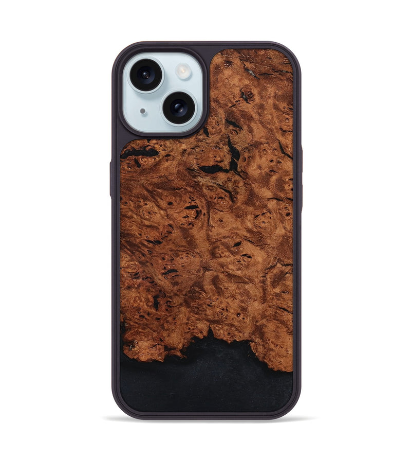 iPhone 15 Wood Phone Case - Iyla (Wood Burl, 801552)