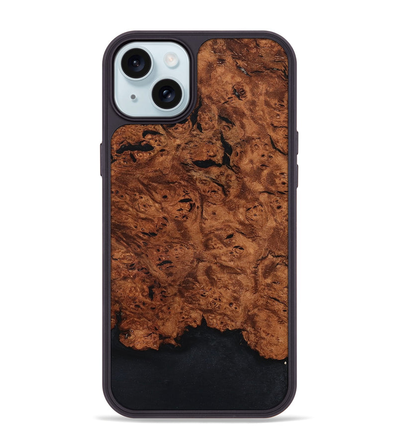 iPhone 15 Plus Wood Phone Case - Iyla (Wood Burl, 801552)