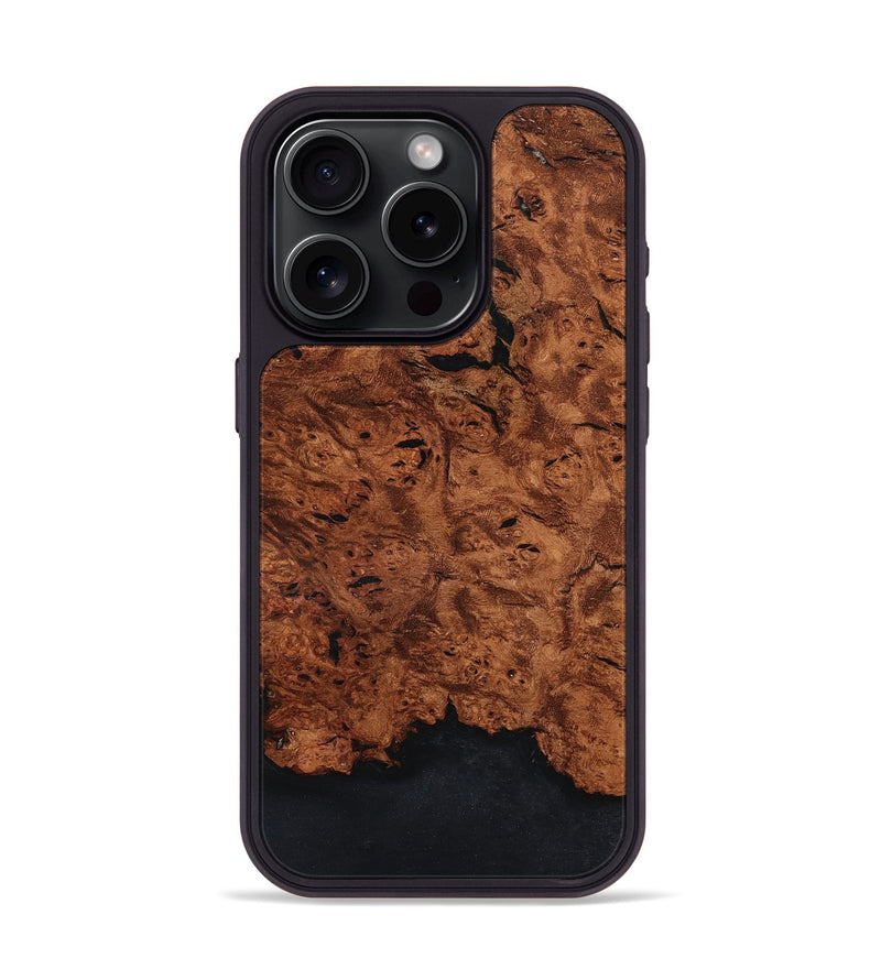 iPhone 15 Pro Wood Phone Case - Iyla (Wood Burl, 801552)