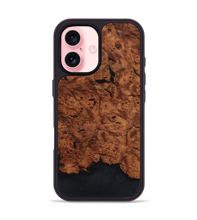 iPhone 16 Wood Phone Case - Iyla (Wood Burl, 801552)