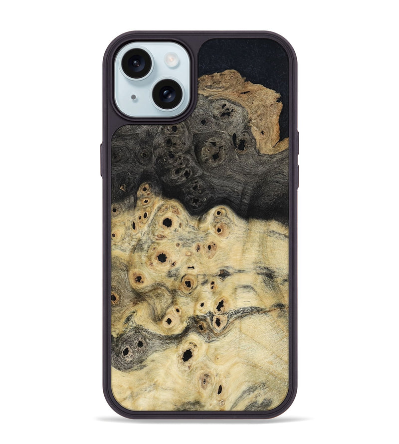 iPhone 15 Plus Wood Phone Case - Gayla (Wood Burl, 801553)