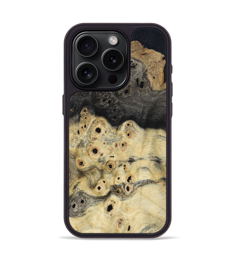 iPhone 15 Pro Wood Phone Case - Gayla (Wood Burl, 801553)