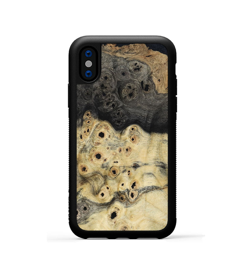 iPhone Xs Wood Phone Case - Gayla (Wood Burl, 801553)
