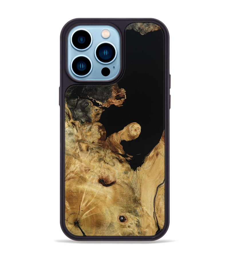 iPhone 14 Pro Max Wood Phone Case - Avianna (Wood Burl, 801554)