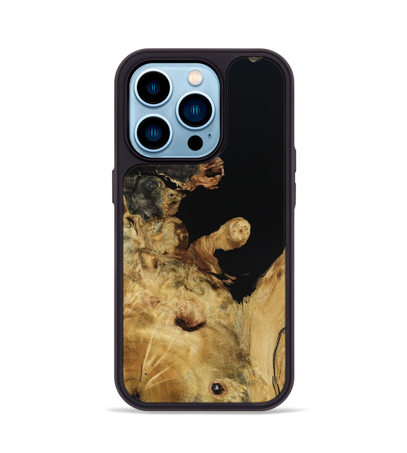 iPhone 14 Pro Wood Phone Case - Avianna (Wood Burl, 801554)