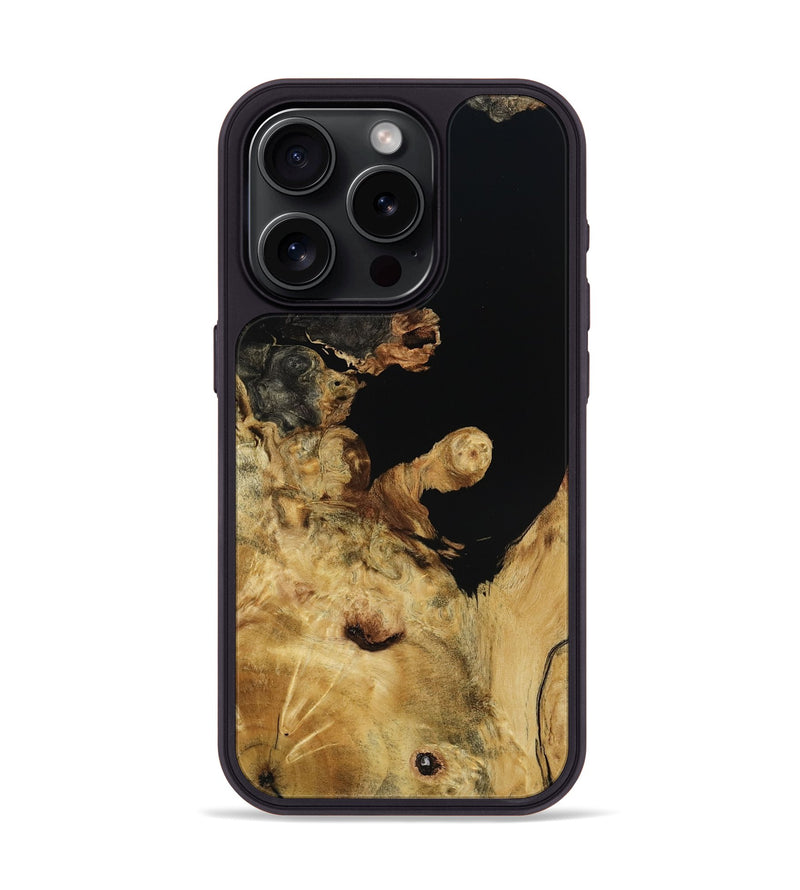 iPhone 15 Pro Wood Phone Case - Avianna (Wood Burl, 801554)