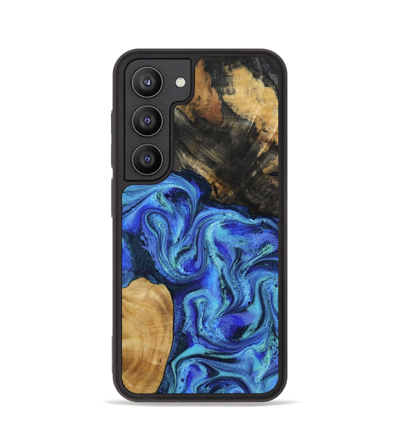 Galaxy S23 Wood Phone Case - Kermit (Blue, 801555)