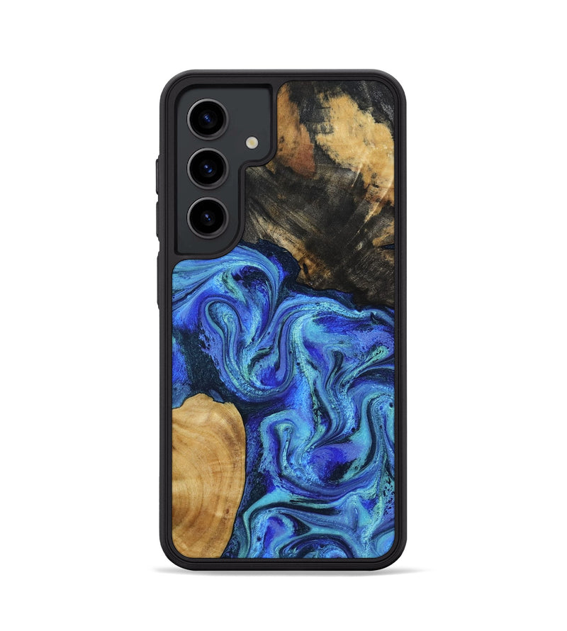 Galaxy S24 Wood Phone Case - Kermit (Blue, 801555)