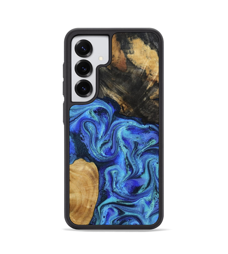 Galaxy S25 Wood Phone Case - Kermit (Blue, 801555)