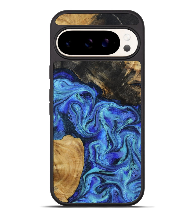 Pixel 9 Pro XL Wood Phone Case - Kermit (Blue, 801555)