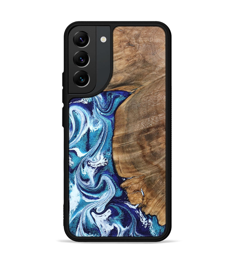 Galaxy S22 Plus Wood Phone Case - Chrissy (Blue, 801556)