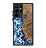 Galaxy S22 Ultra Wood Phone Case - Chrissy (Blue, 801556)