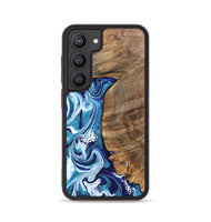 Galaxy S23 Wood Phone Case - Chrissy (Blue, 801556)