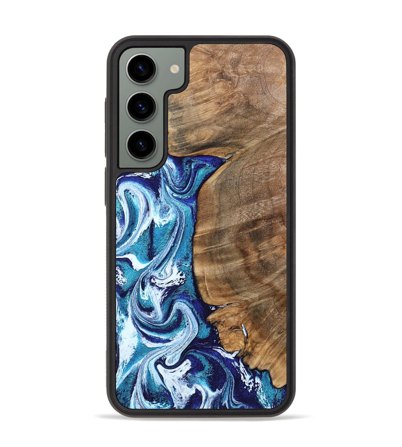 Galaxy S23 Plus Wood Phone Case - Chrissy (Blue, 801556)