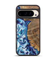 Pixel 10 Wood Phone Case - Chrissy (Blue, 801556)