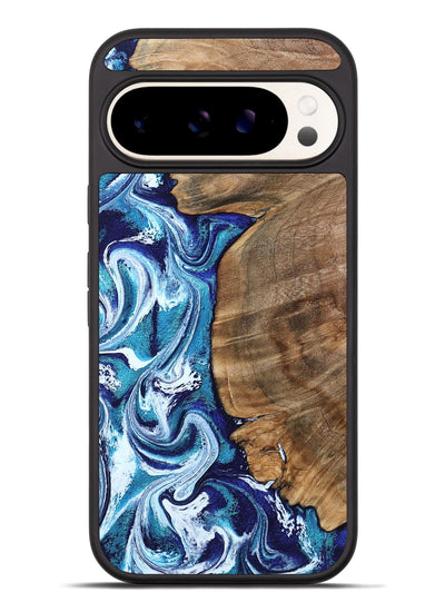 Pixel 9 Pro XL Wood Phone Case - Chrissy (Blue, 801556)