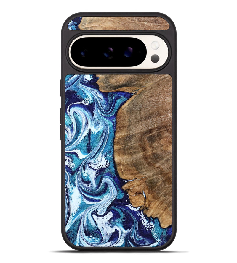 Pixel 9 Pro XL Wood Phone Case - Chrissy (Blue, 801556)