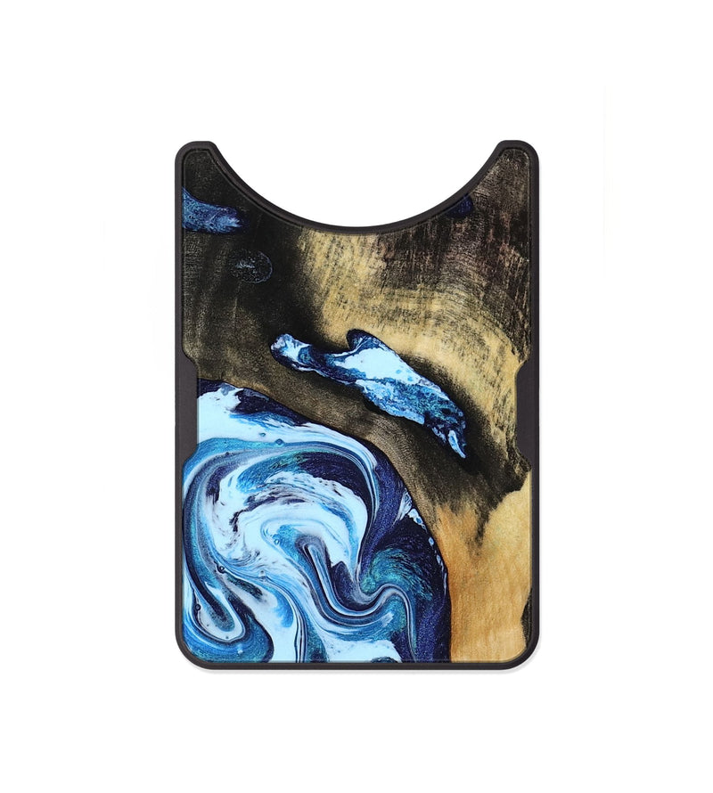 Alloy Wood Wallet - Hailey (Blue, 801558)