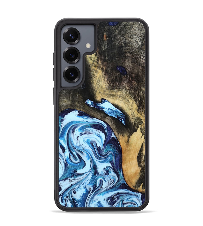 Galaxy S25 Plus Wood Phone Case - Hailey (Blue, 801558)
