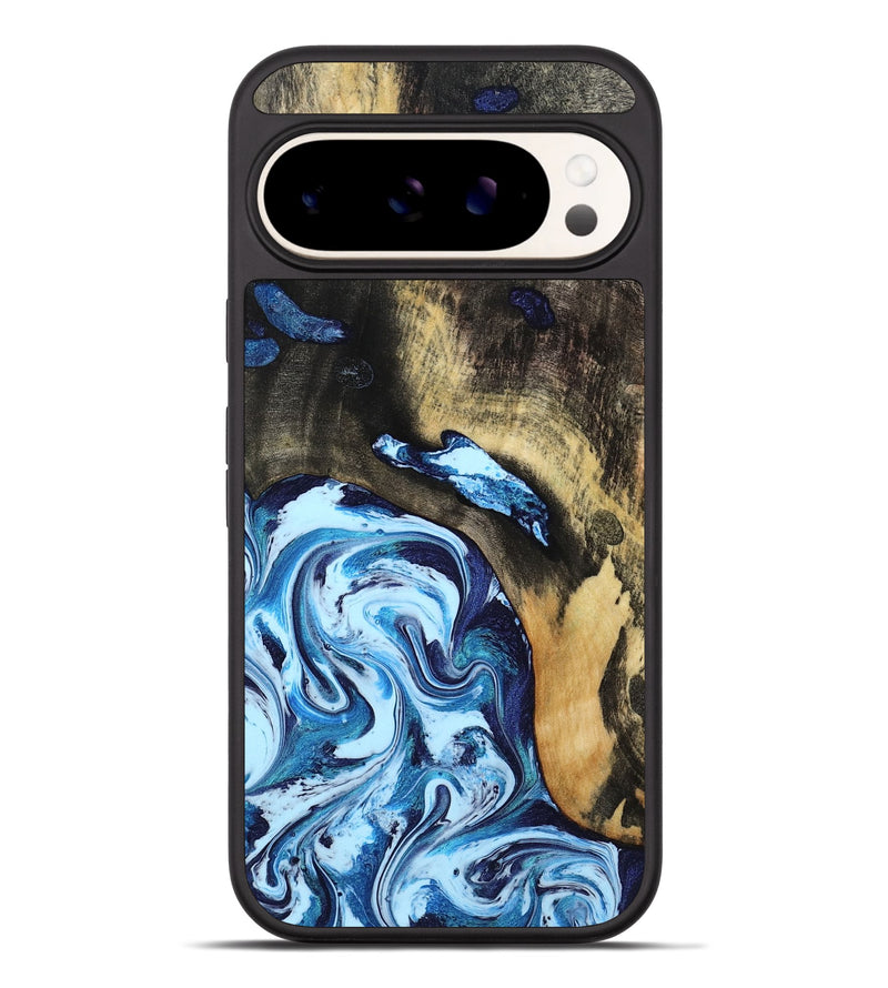 Pixel 9 Pro XL Wood Phone Case - Hailey (Blue, 801558)