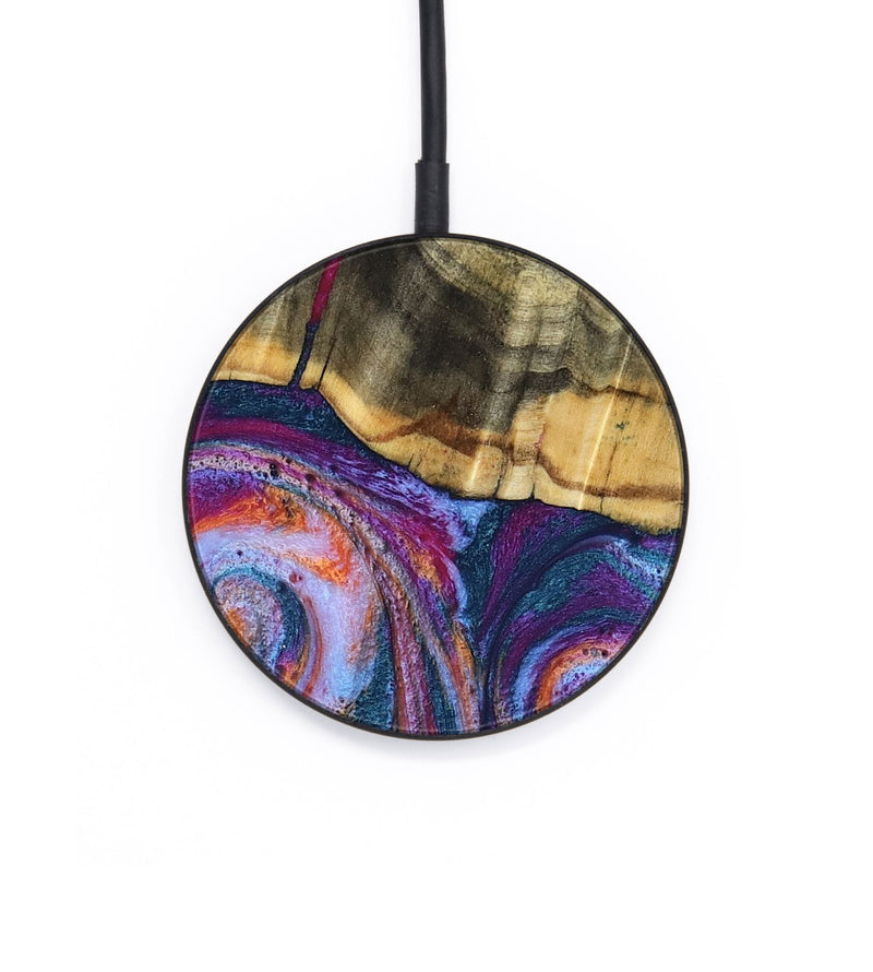 Circle Wood Wireless Charger - Anakin (Blue, 801559)