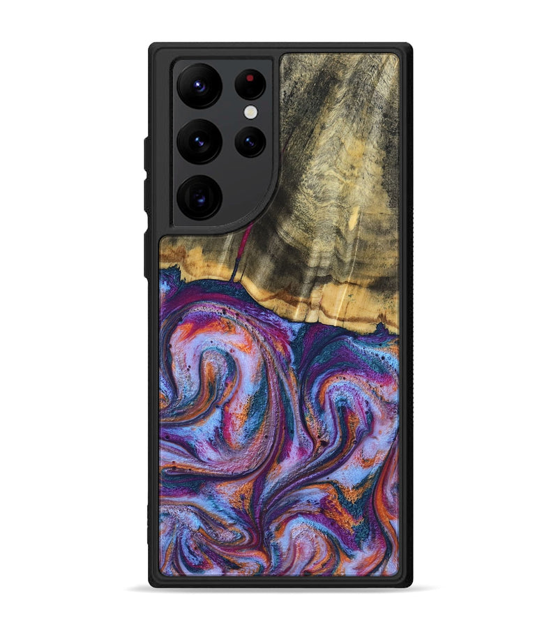 Galaxy S22 Ultra Wood Phone Case - Anakin (Blue, 801559)