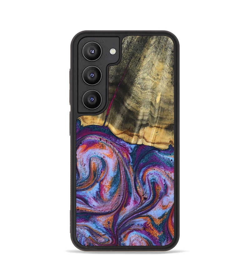 Galaxy S23 Wood Phone Case - Anakin (Blue, 801559)