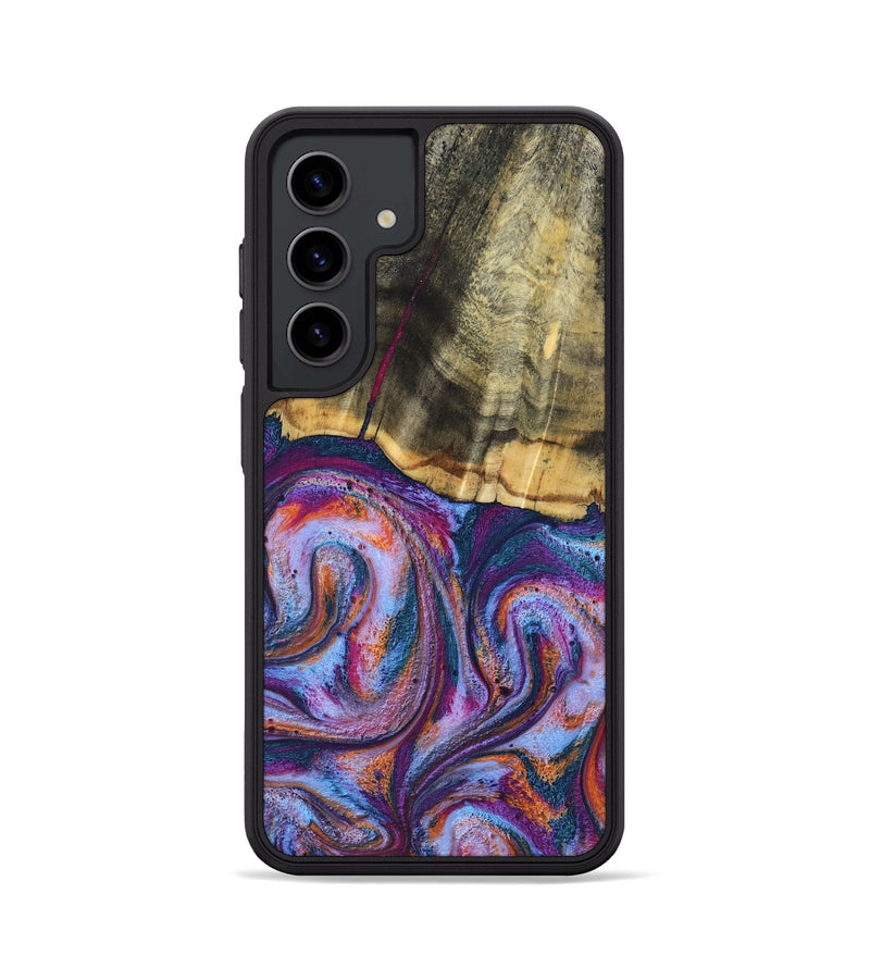 Galaxy S24 Wood Phone Case - Anakin (Blue, 801559)