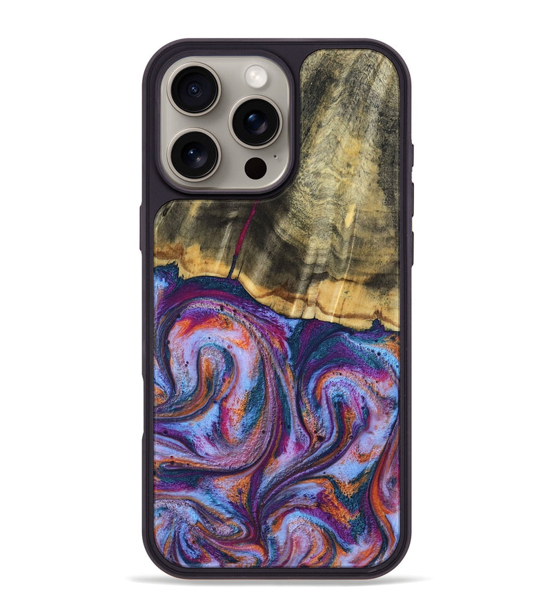 iPhone 16 Pro Max Wood Phone Case - Anakin (Blue, 801559)