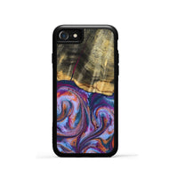 iPhone SE Wood Phone Case - Anakin (Blue, 801559)