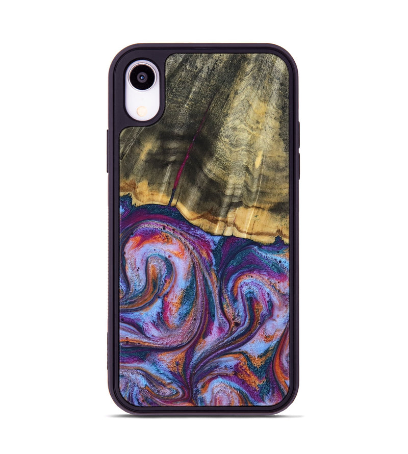 iPhone Xr Wood Phone Case - Anakin (Blue, 801559)