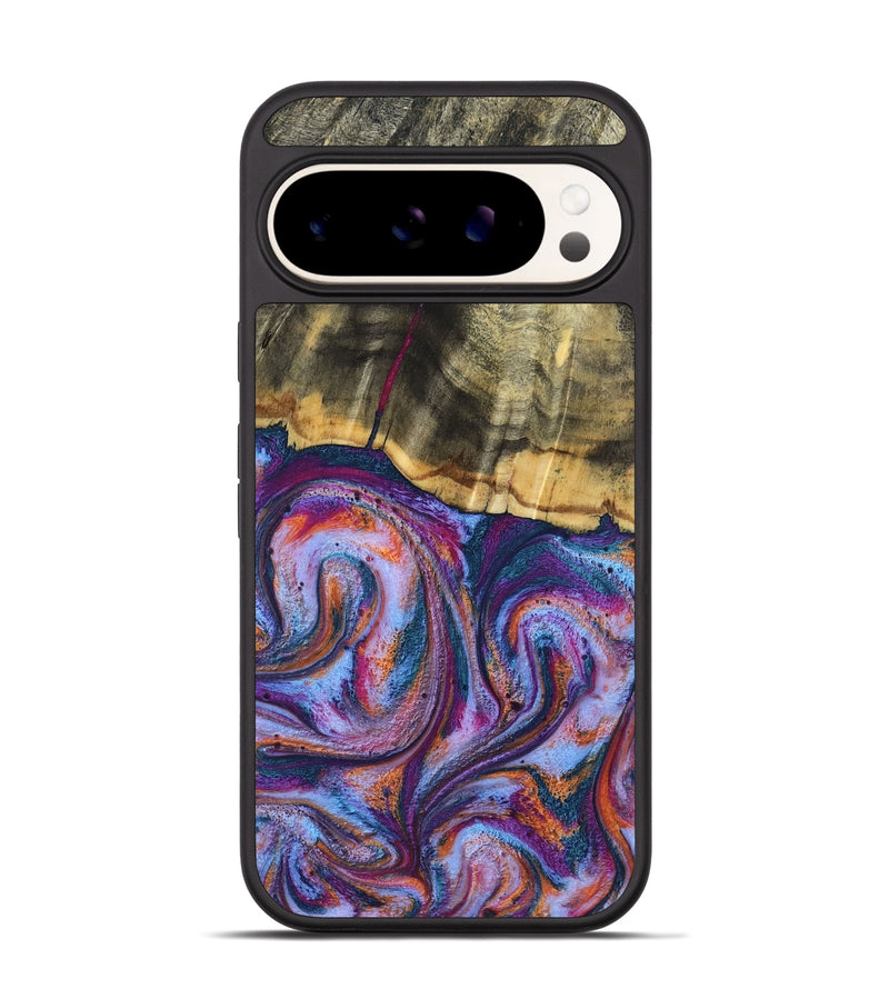 Pixel 9 Wood Phone Case - Anakin (Blue, 801559)