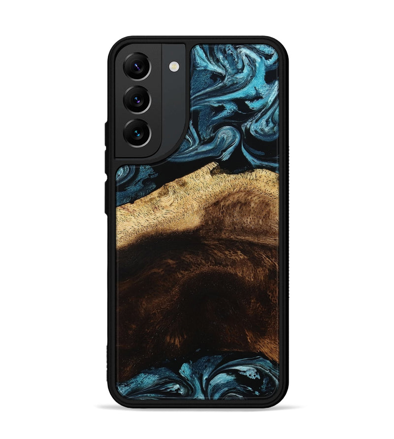 Galaxy S22 Plus Wood Phone Case - Elliot (Blue, 801560)