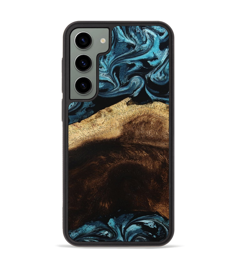 Galaxy S23 Plus Wood Phone Case - Elliot (Blue, 801560)