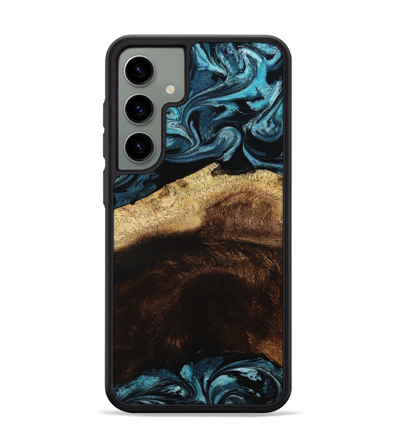 Galaxy S24 Plus Wood Phone Case - Elliot (Blue, 801560)