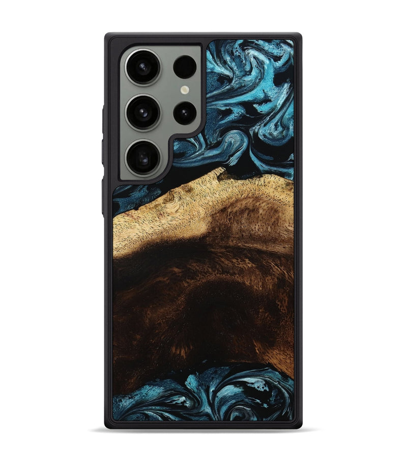 Galaxy S24 Ultra Wood Phone Case - Elliot (Blue, 801560)