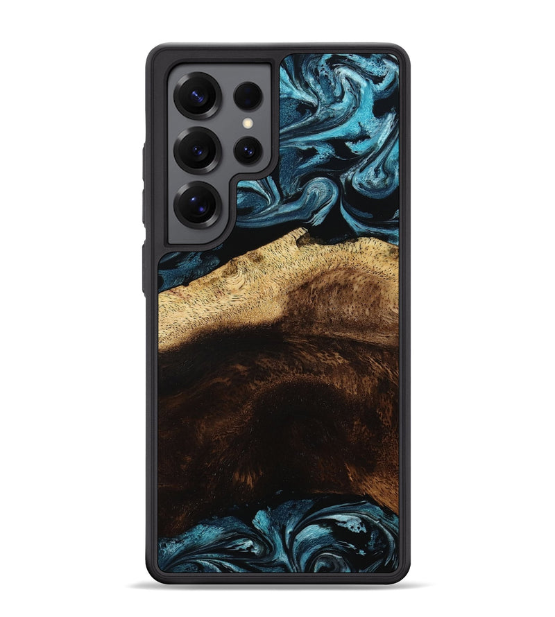 Galaxy S25 Ultra Wood Phone Case - Elliot (Blue, 801560)