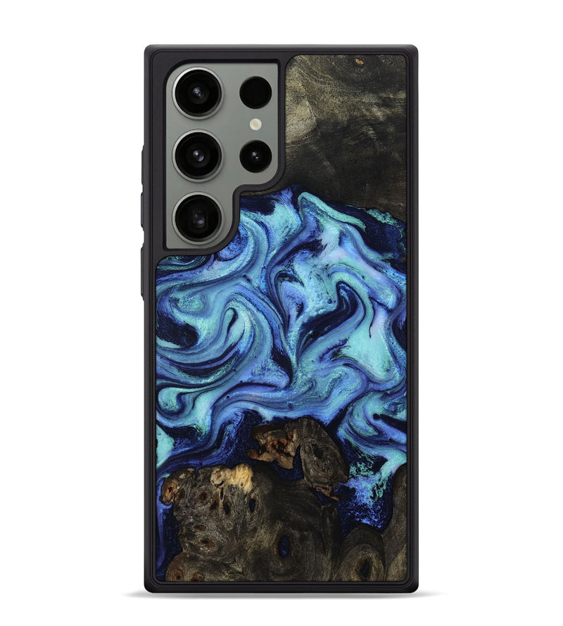 Galaxy S24 Ultra Wood Phone Case - Caspian (Blue, 801562)