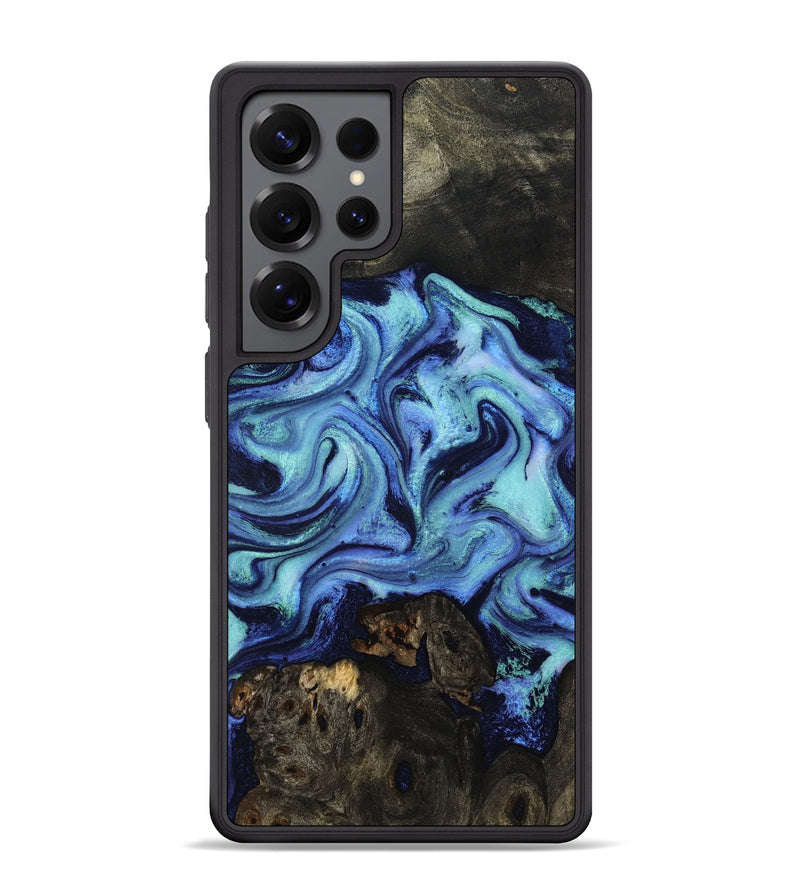 Galaxy S25 Ultra Wood Phone Case - Caspian (Blue, 801562)