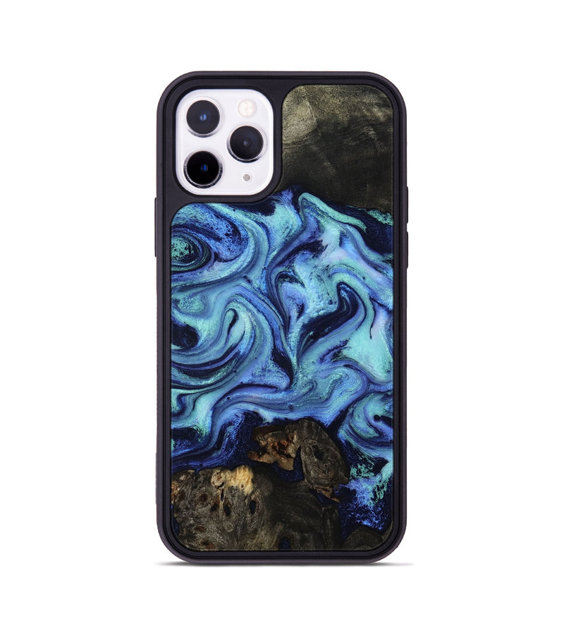 iPhone 11 Pro Wood Phone Case - Caspian (Blue, 801562)