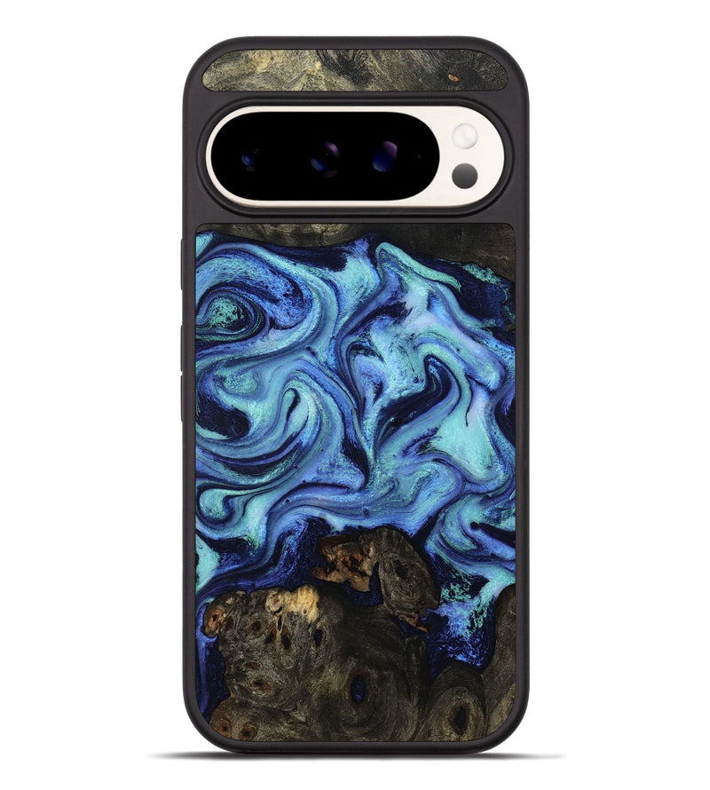 Pixel 9 Pro XL Wood Phone Case - Caspian (Blue, 801562)
